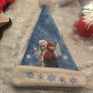Frozen Blue Santa Hat for Kids